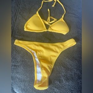 Brand new yellow bikini